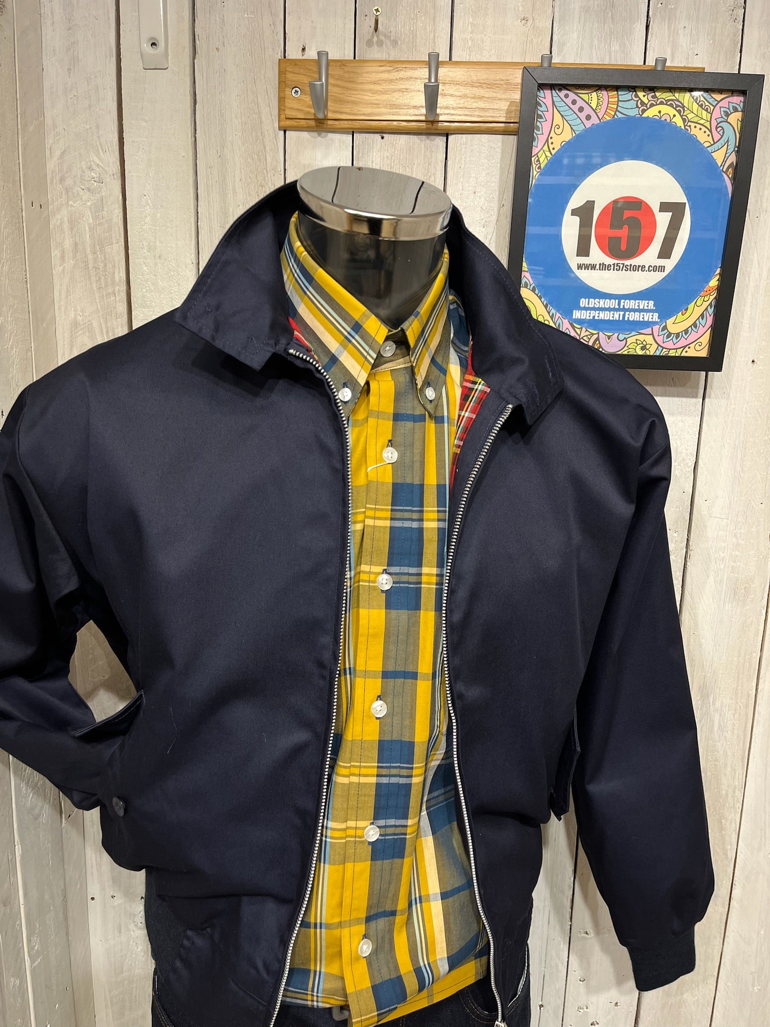 Original 70s Style Harrington - Navy Blue – The157store Menswear