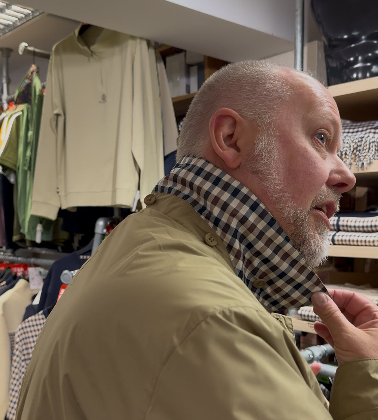 Aquascutum Packable Trench Jacket - Khaki – The157store Menswear