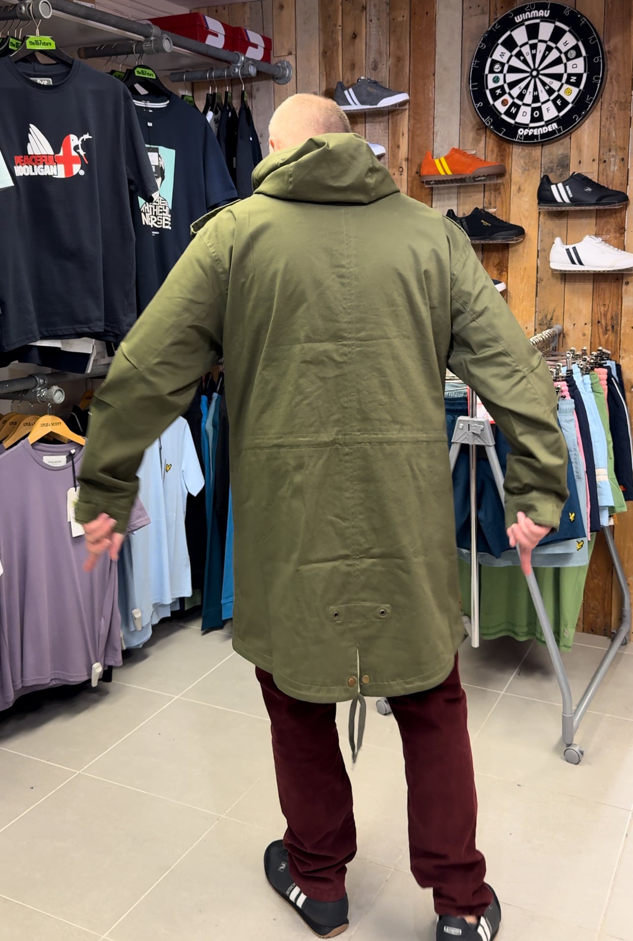 Real Hoxton M-51 Fishtail Parka - Olive (As worn by Miles Kane