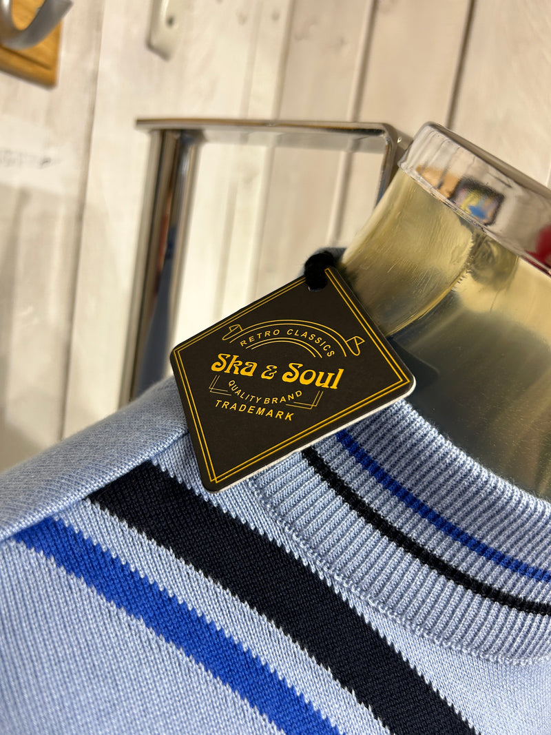 Trojan Ska & Soul Wiggins Knit - Sky V