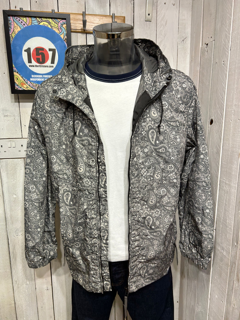Pretty Green Paisley Festival Jacket - Grey
