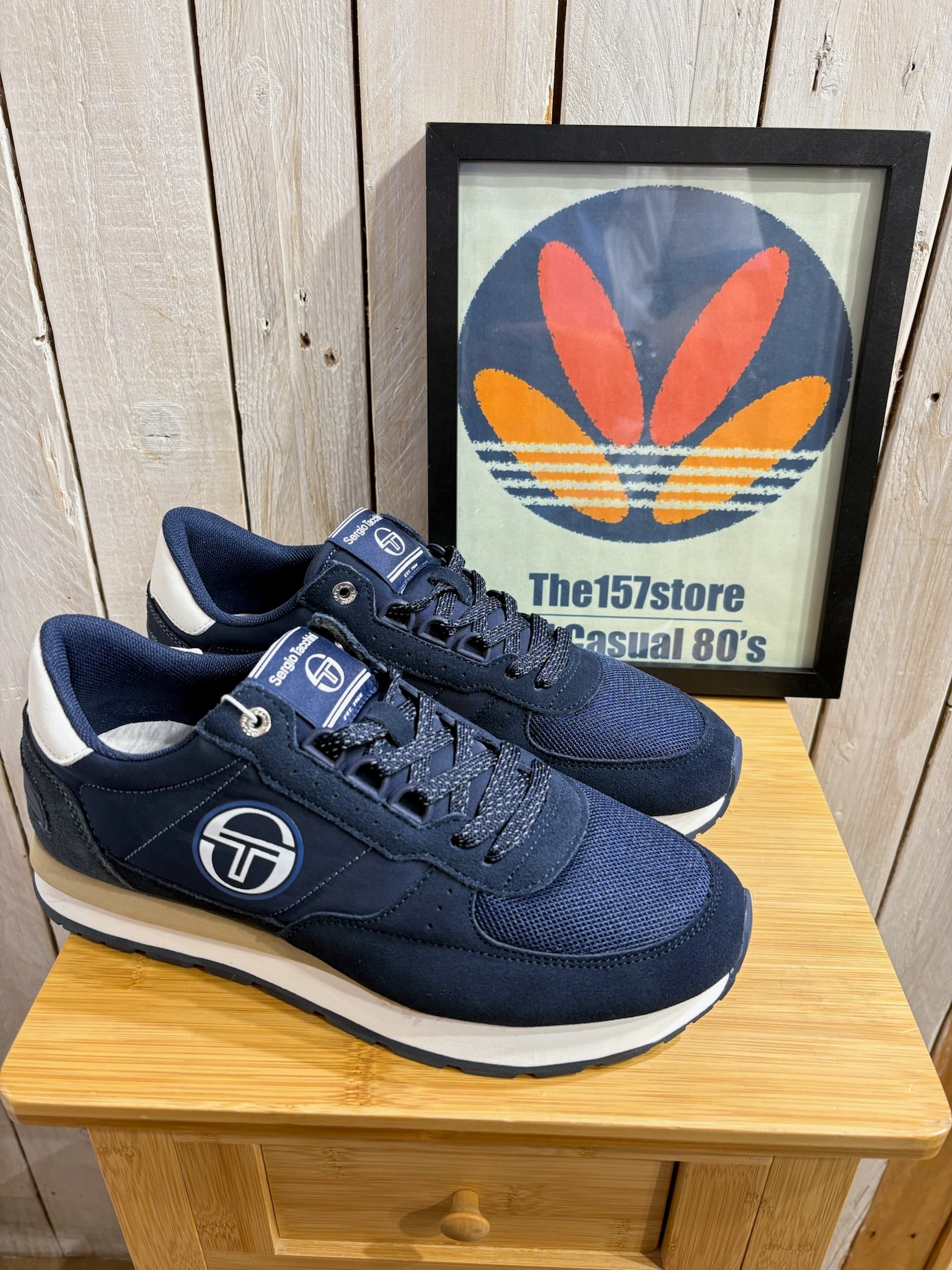 Sergio Tacchini Venezia Trainers - Navy/Lake White – The157store