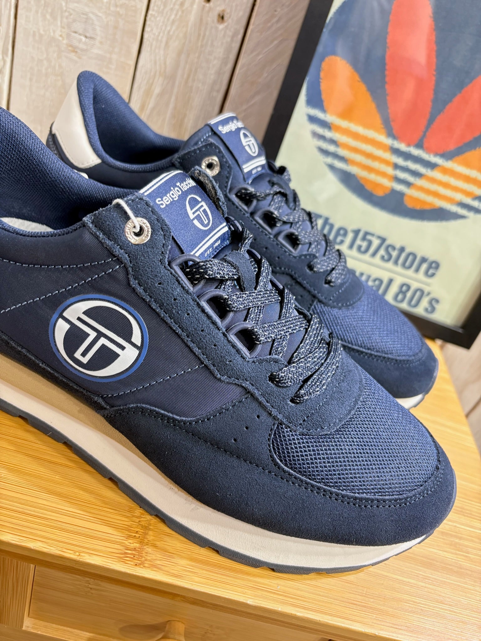 Sergio Tacchini Venezia Trainers - Navy/Lake White – The157store