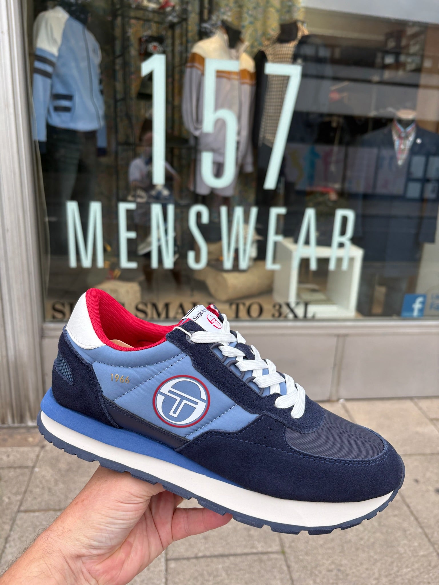 Sergio Tacchini Venezia '1966' Trainers - Navy/Light Navy 3496
