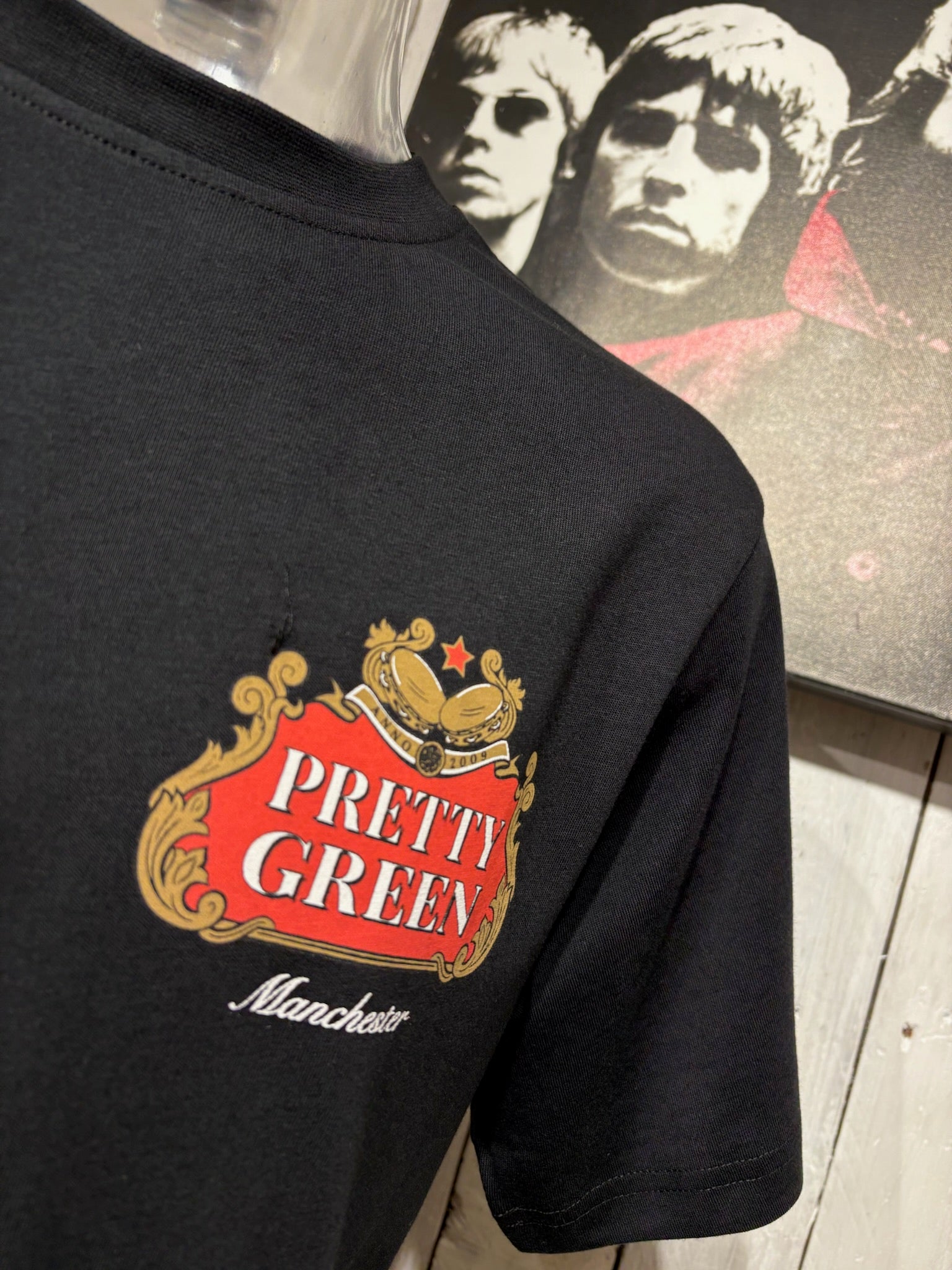 Pretty Green Nelson Back Print Tee - Black – The157store Menswear