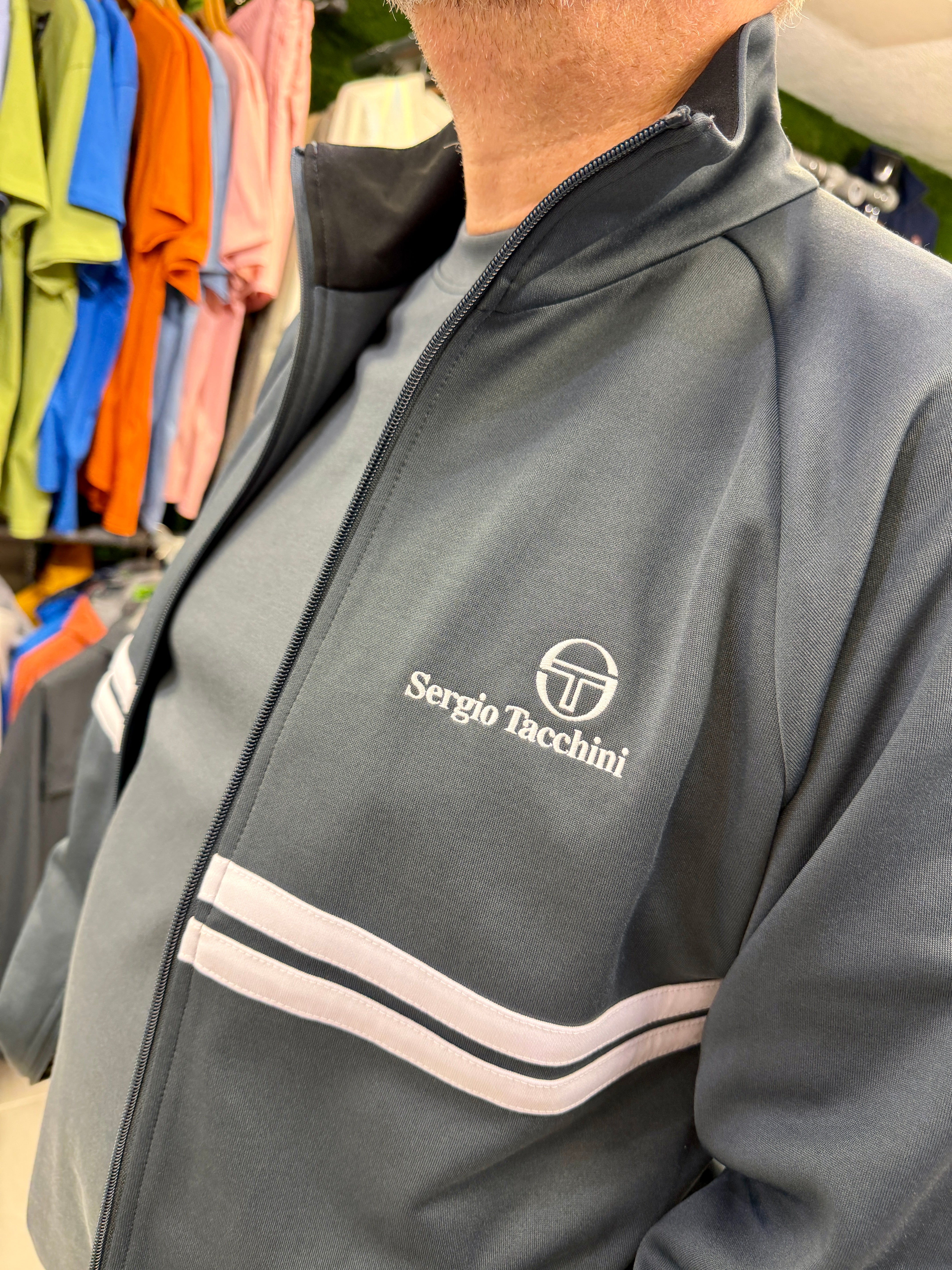 Sergio Tacchini New Dallas Track Top - Turbulence – The157store