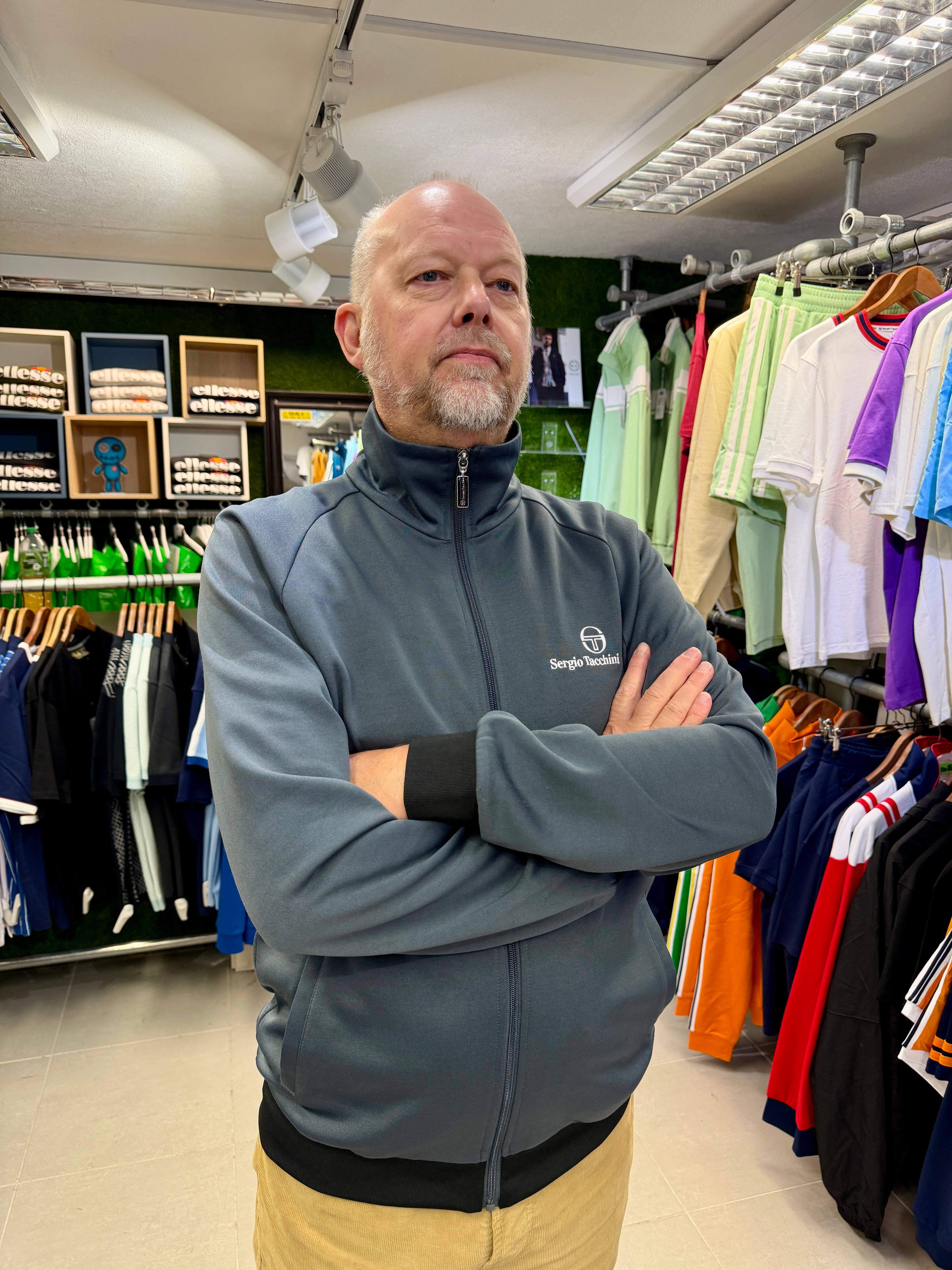 Sergio Tacchini New Dallas Track Top - Turbulence – The157store