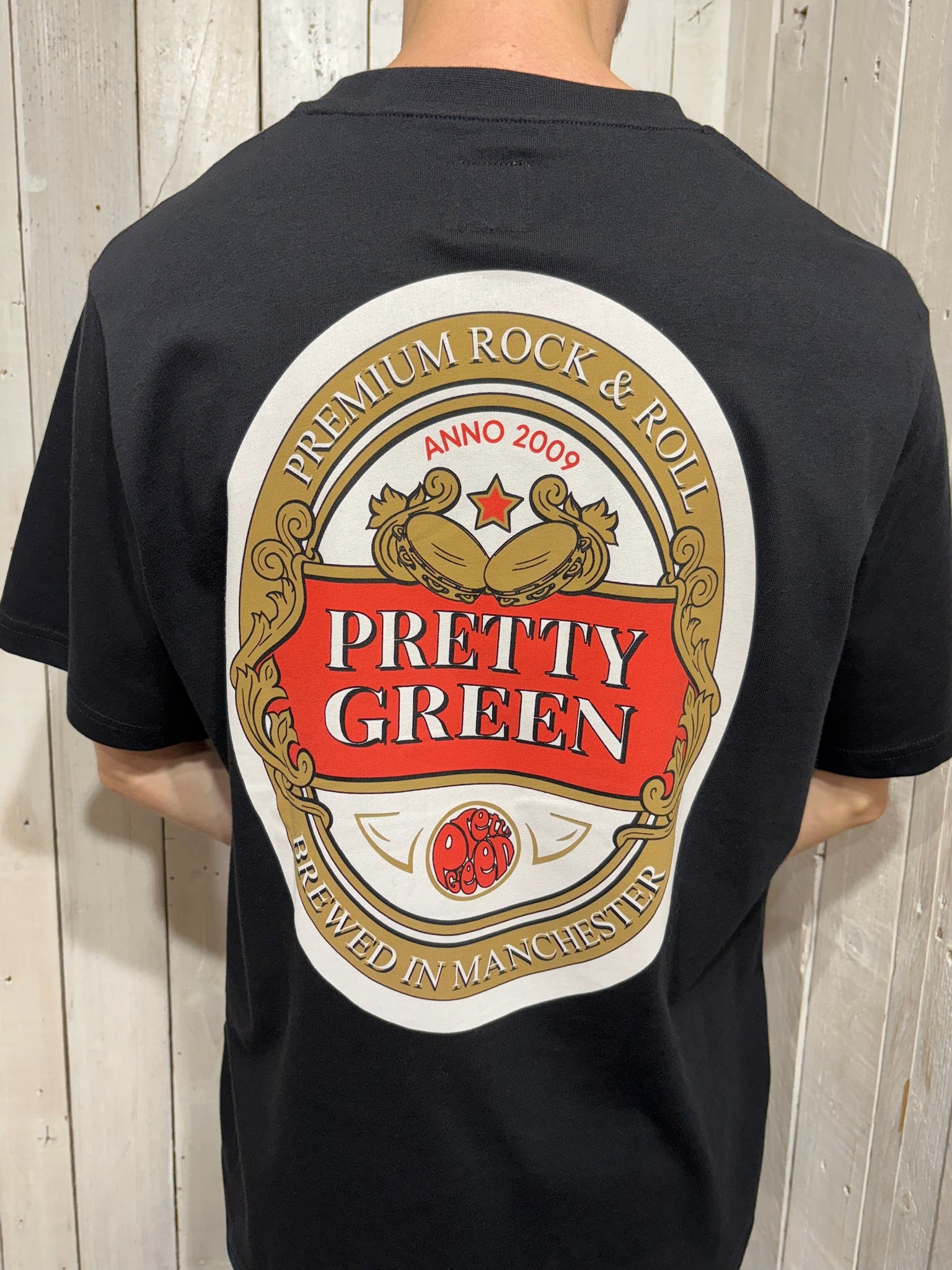 Pretty Green Nelson Back Print Tee - Black – The157store Menswear