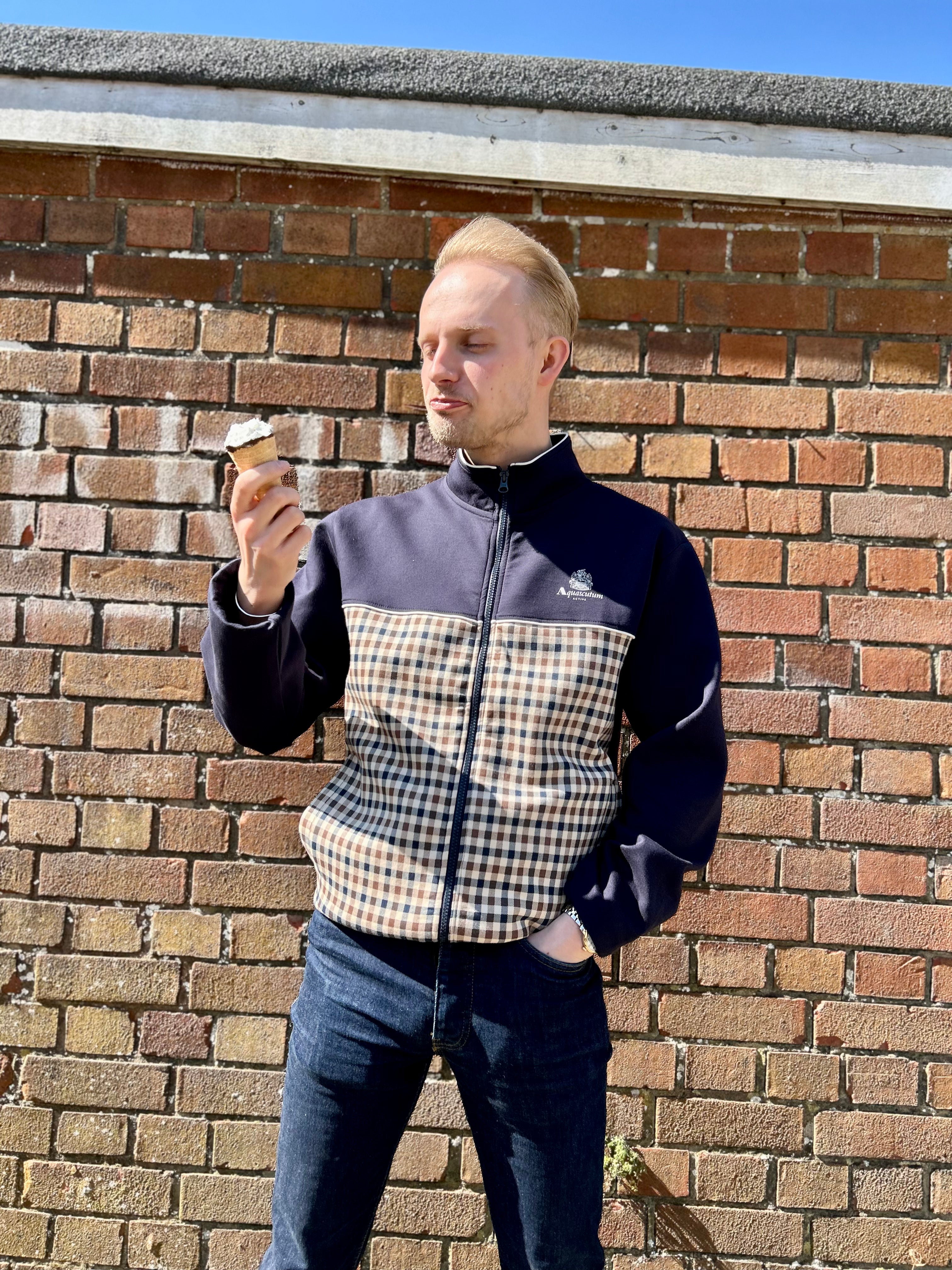 Supreme × Aquascutum 16FW Club Jacket M FW16 Supreme Aquascutum Waterproof Club Jacket Plaid Size