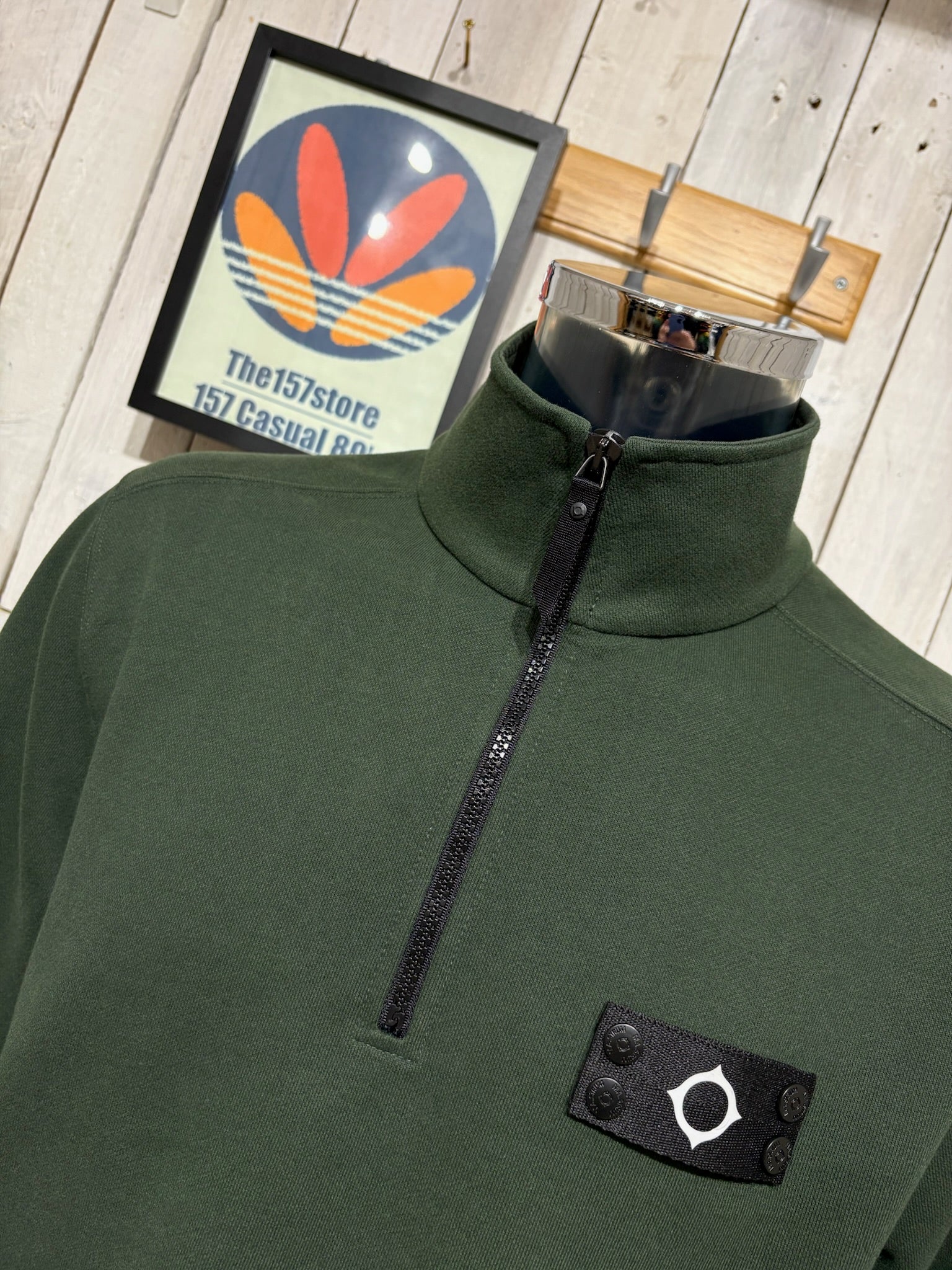 MA. STRUM Neo 1/4 Zip Sweat - Oil Slick – The157store Menswear