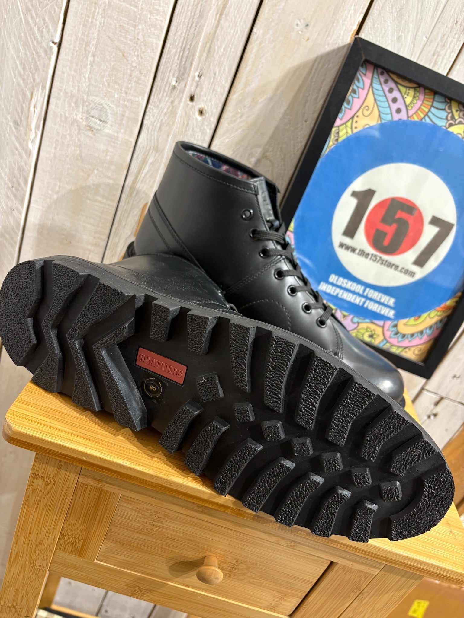 The157store Monkey Boots - Black Leather – The157store Menswear