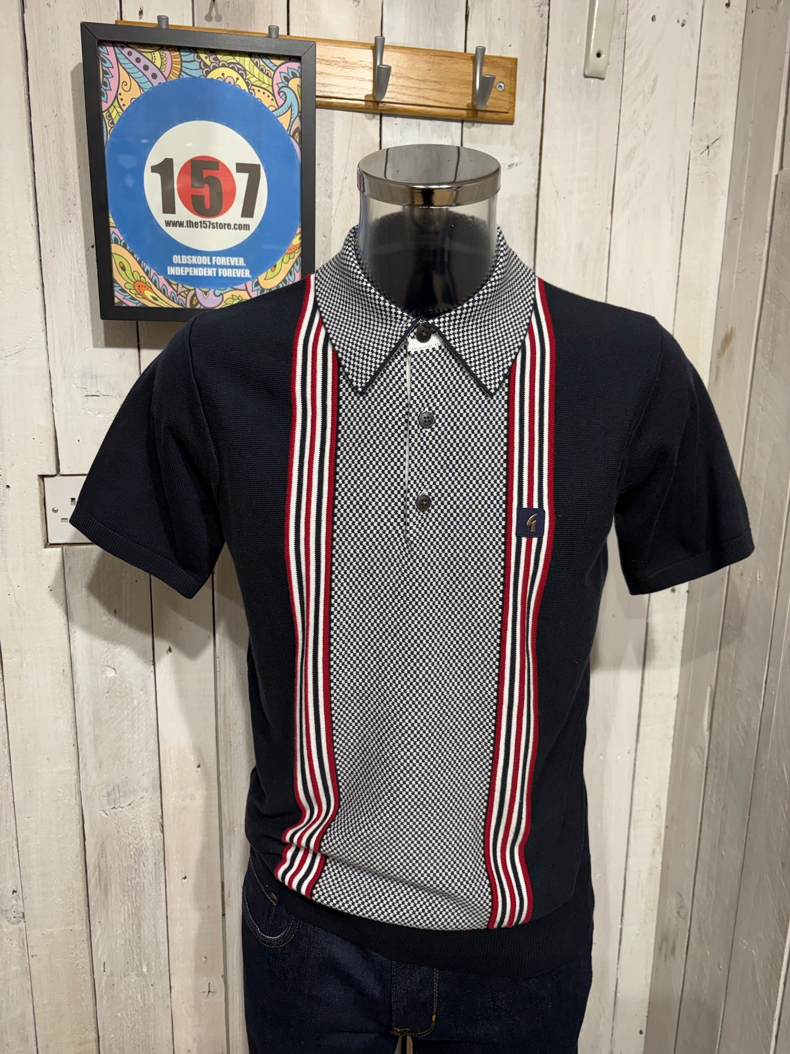 Gabicci Vintage Hadon Ska Knit - Navy – The157store Menswear