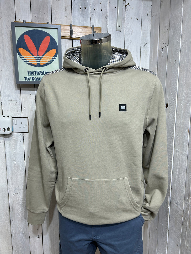 Weekend Offender House Check Hoodie - Bark