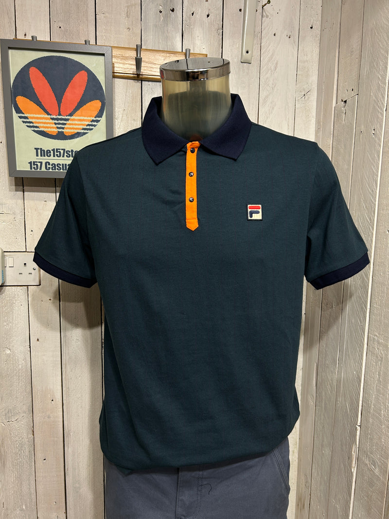 Fila Vintage BB1 Polo - Dark Teal