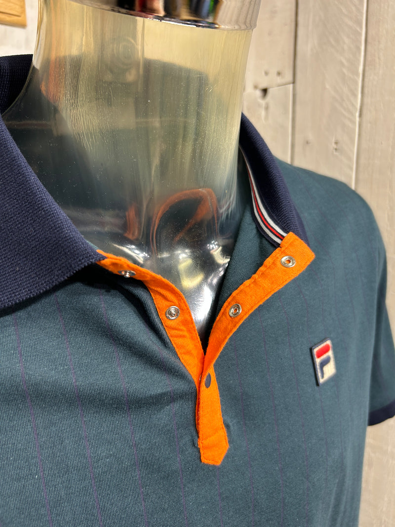 Fila Vintage BB1 Polo - Dark Teal