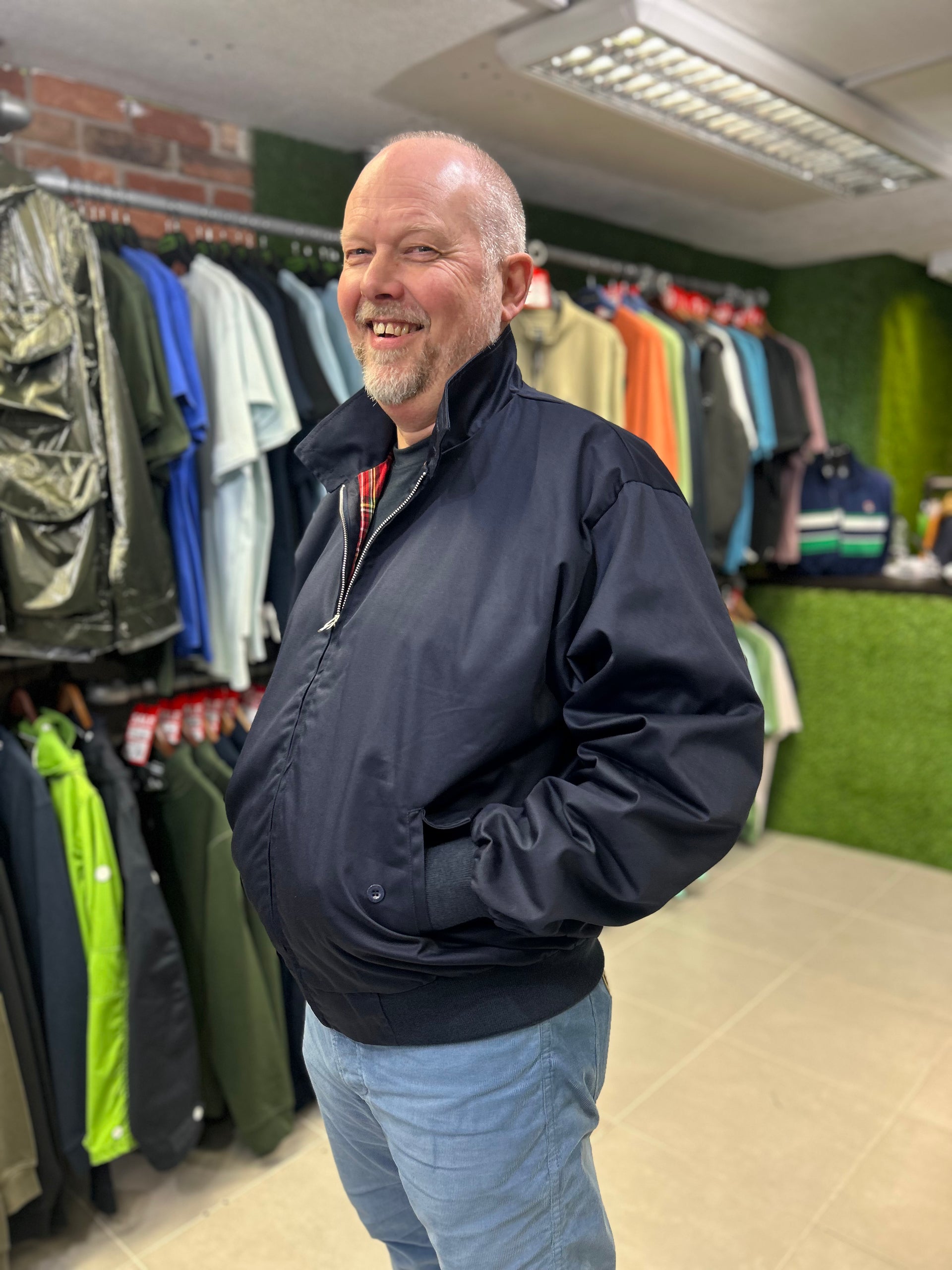 Original 70s Style Harrington - Navy Blue – The157store Menswear