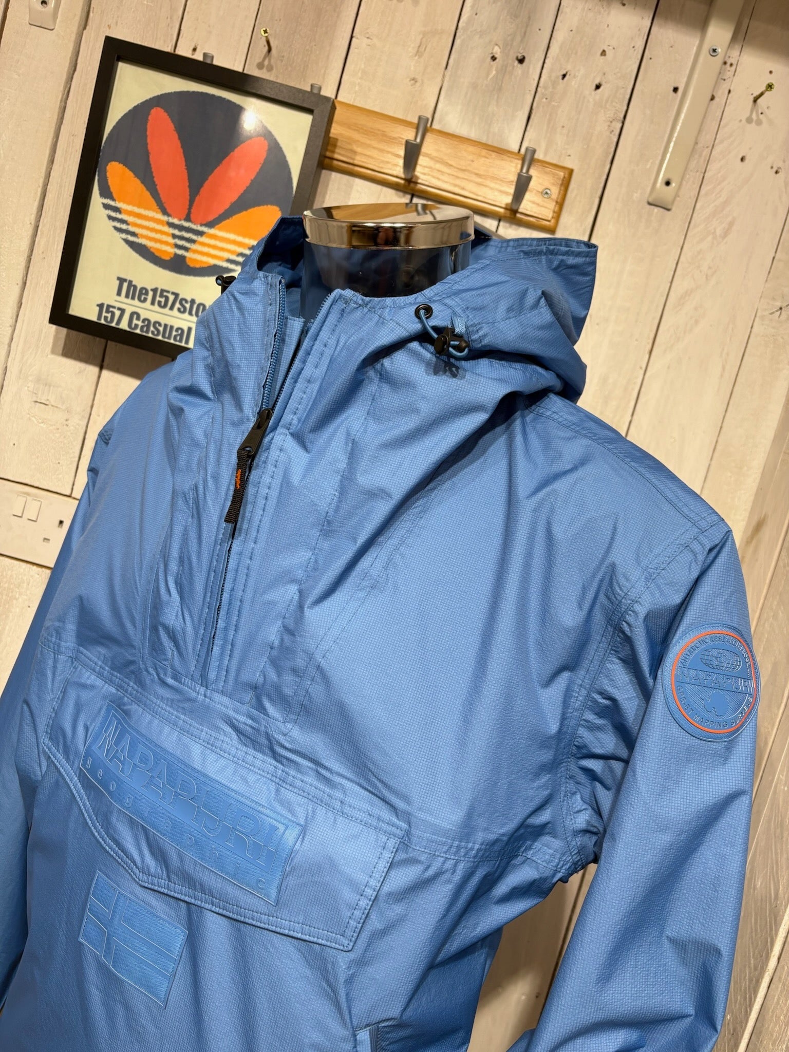 Napapijri Rainforest Next Summer Anorak - Blue Jasper
