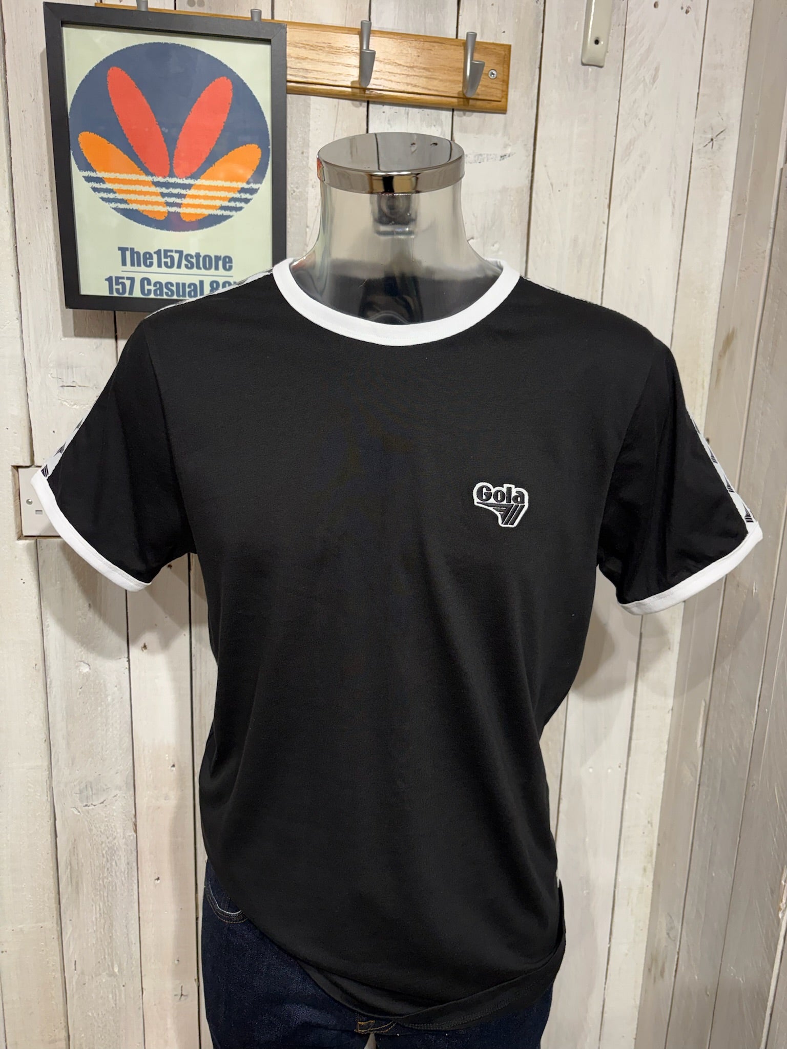 Gola Classics Taped Print Tee - Black – The157store Menswear