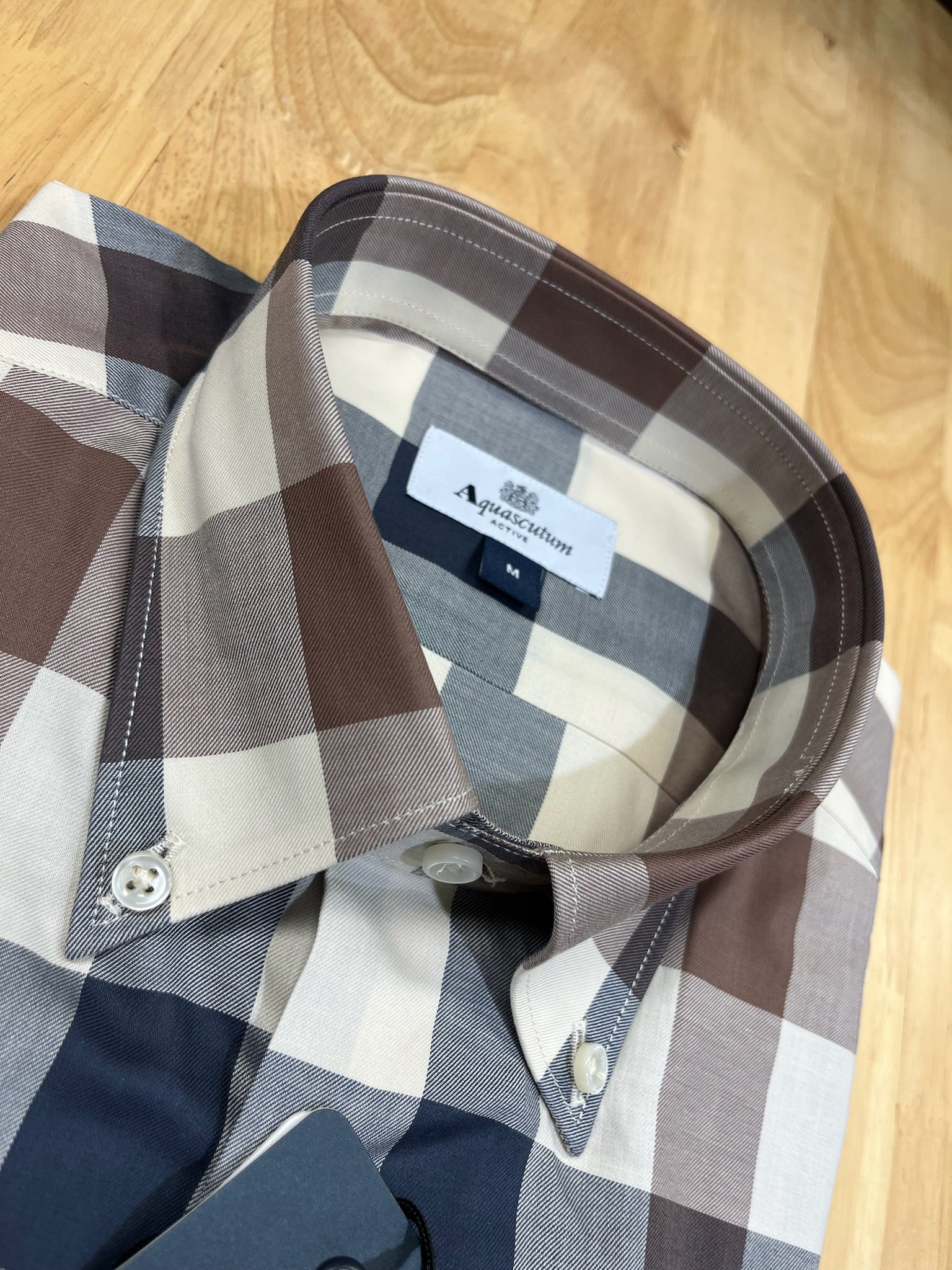 Aquascutum Check Shirt - Macro Club Check – The157store Menswear