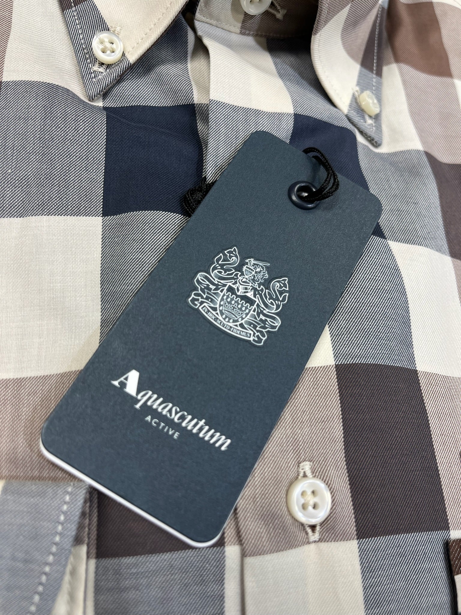 Aquascutum Check Shirt - Macro Club Check – The157store Menswear
