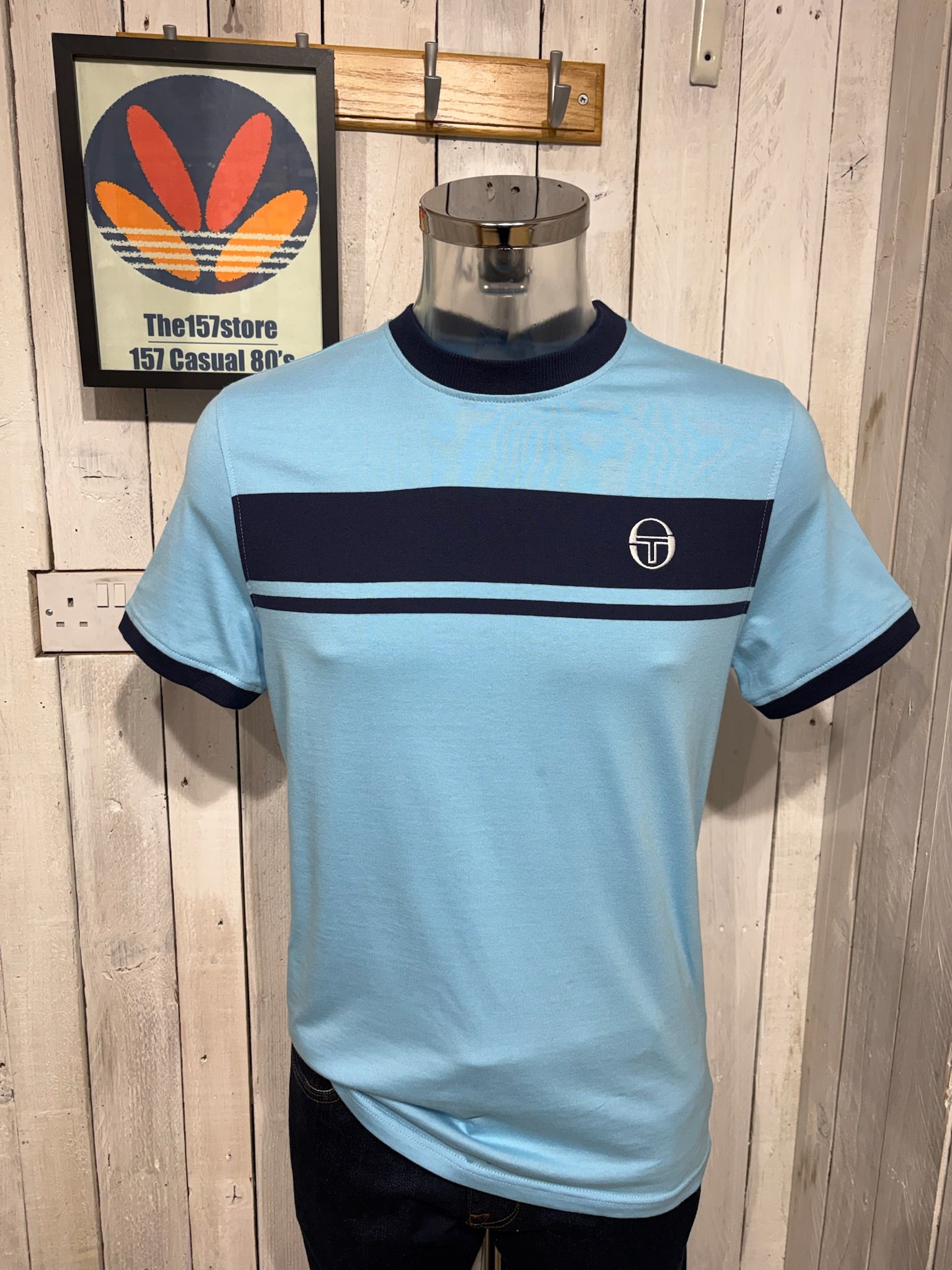 Sergio Tacchini Master Tee - Baltic Sea / Maritime Blue SS26 ...