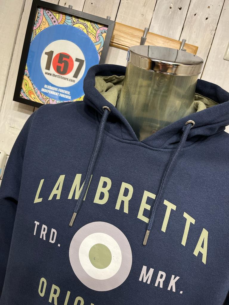 Lambretta Original Hoodie - Navy / Khaki
