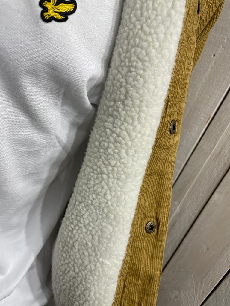 Brooklyn Fleece-Lined Cord Jacket - Tan