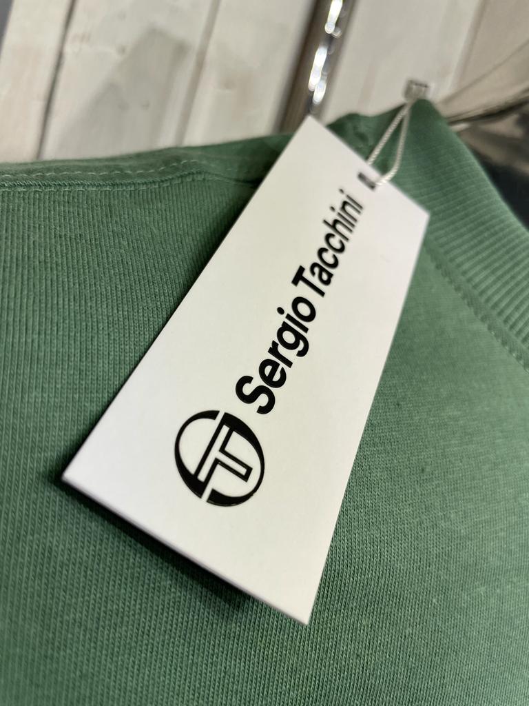 Sergio Tacchini Andrea Logo Tee - Dark Ivy