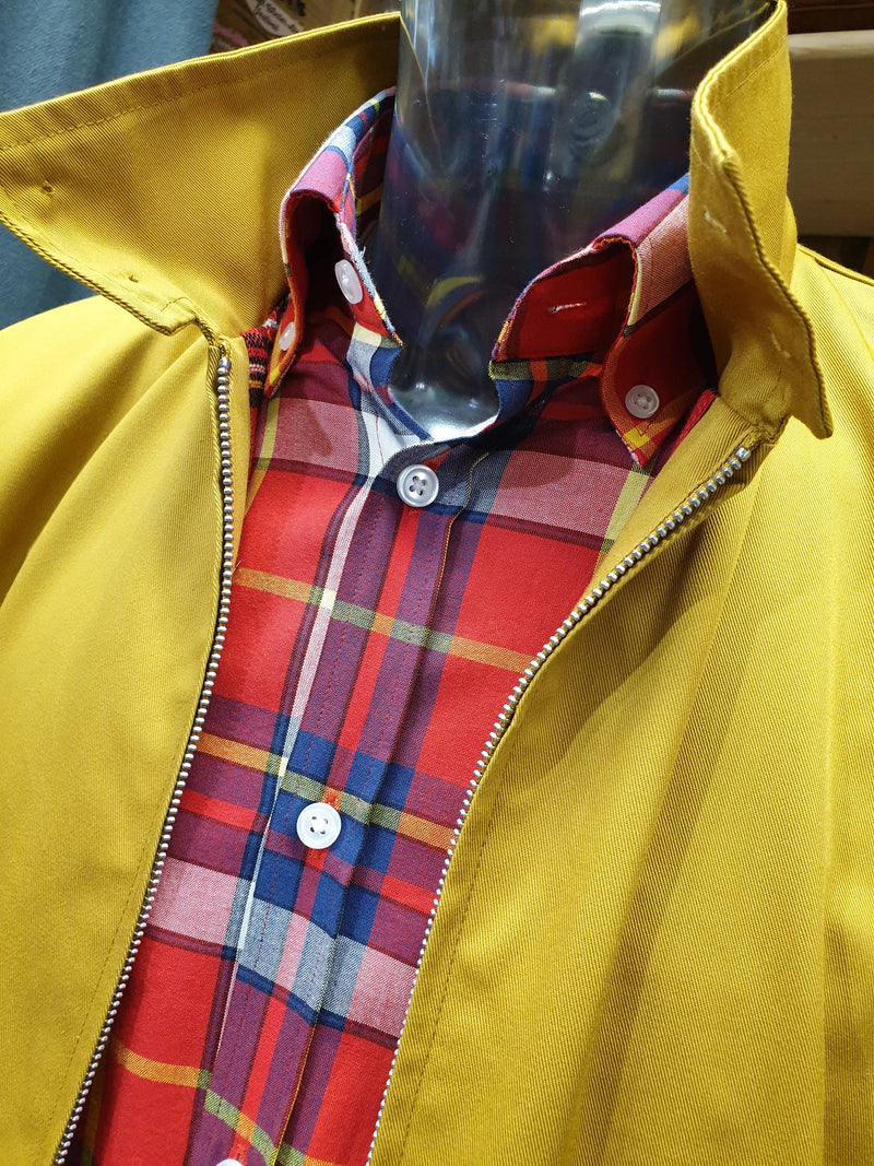 Original 70s Style Harrington - Mustard