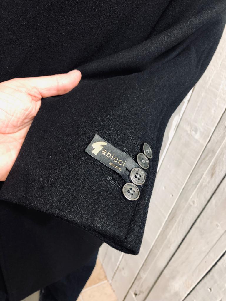 Gabicci Vintage Overcoat - Black