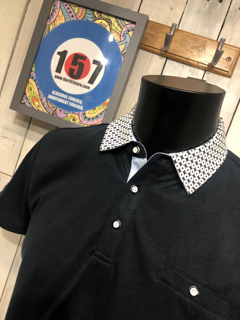 Riverton Detail Polo - Navy
