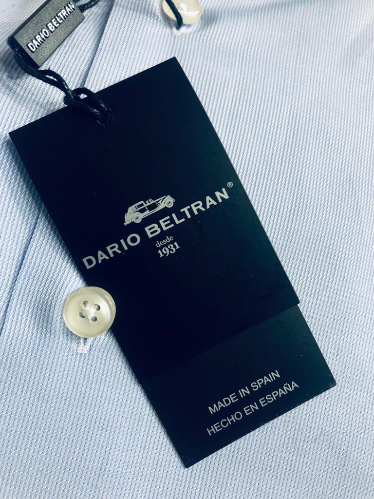 Dario Beltran Regular Fit Shirt - Sky Blue