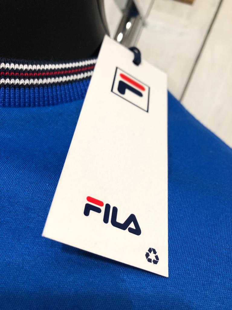 FILA Tonetto Ringer Tee - Strong Blue