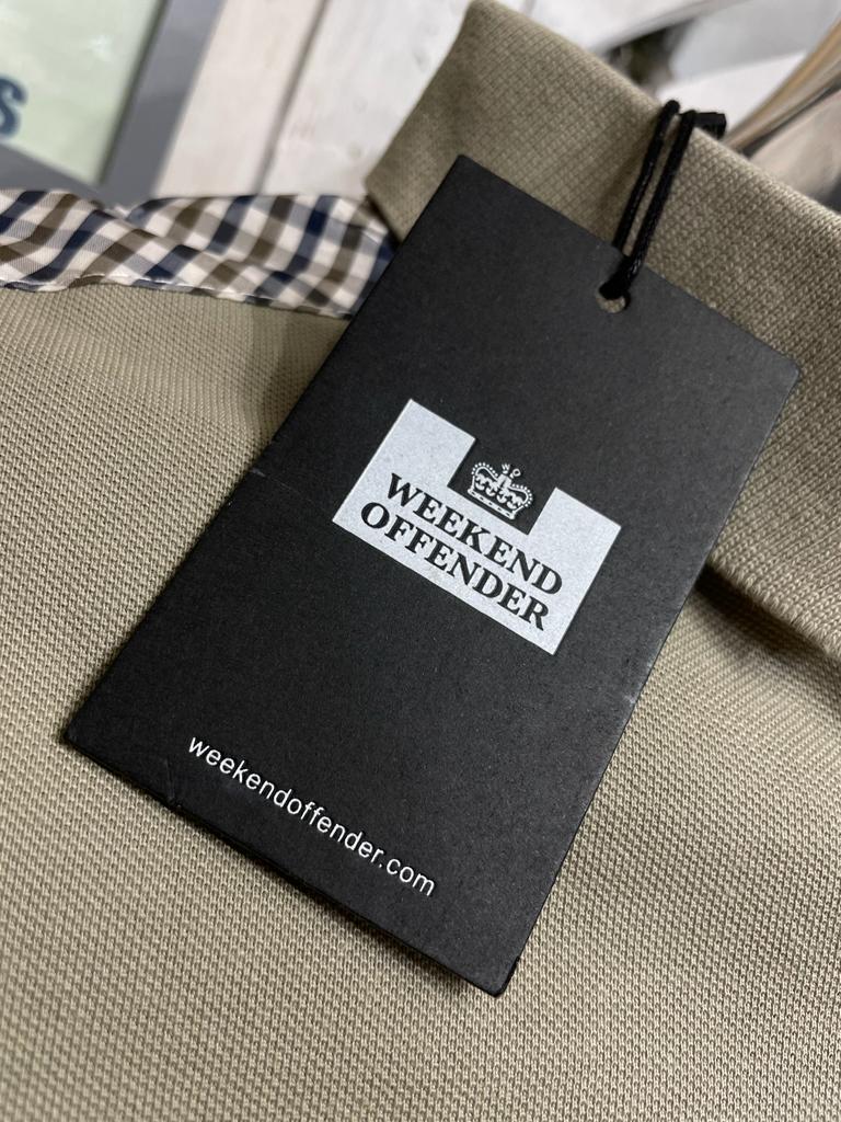 Weekend Offender Jacobs Check Polo - Bark