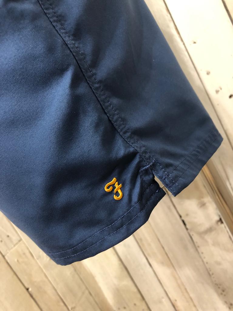 Farah Vintage Summer Swim Shorts - Dusky Blue