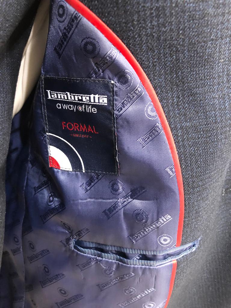 Lambretta Spencer Formal Waistcoat - Navy Check