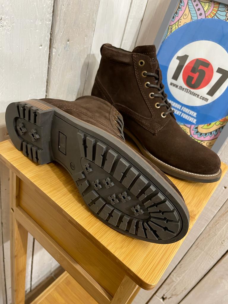 Nordic Suede Boots - Deep Brown