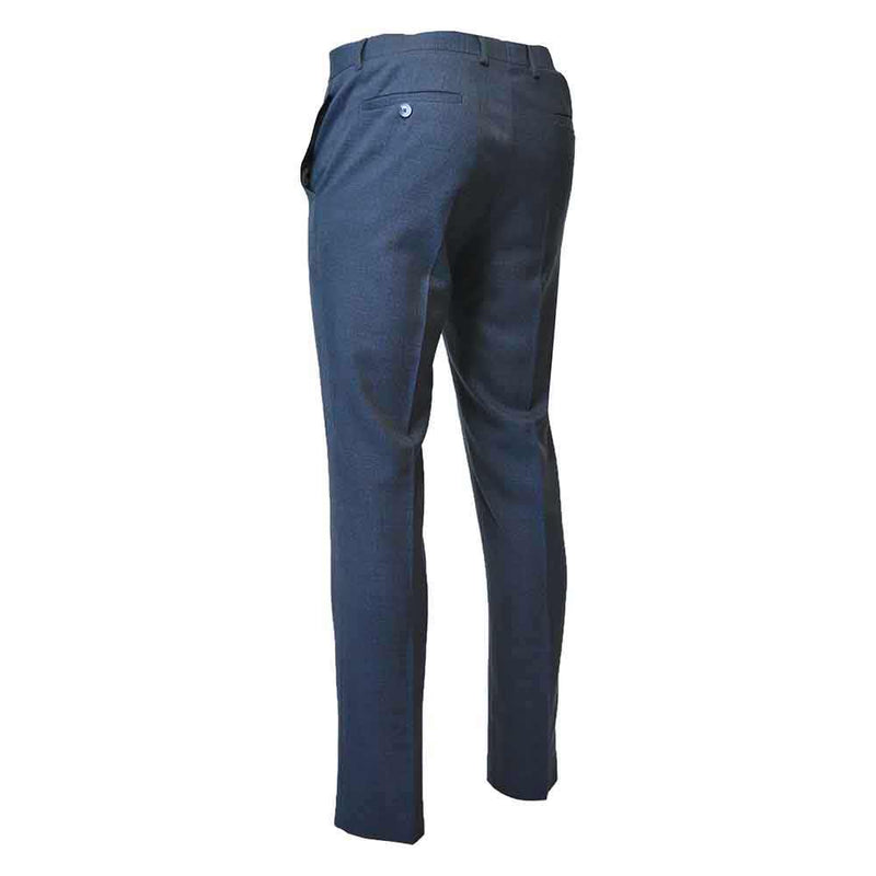 Lambretta Spencer Formal Trousers - Navy Check