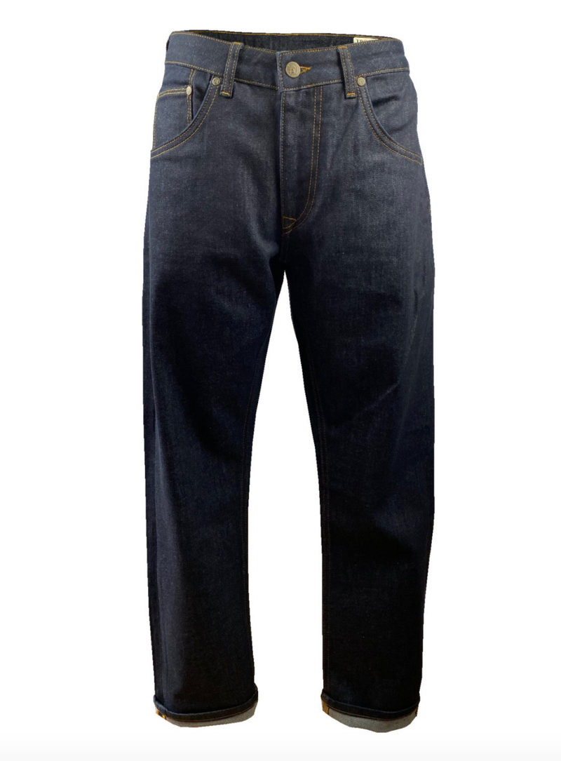 Trojan Zip Fly Stretch Regular Fit Jeans - Raw
