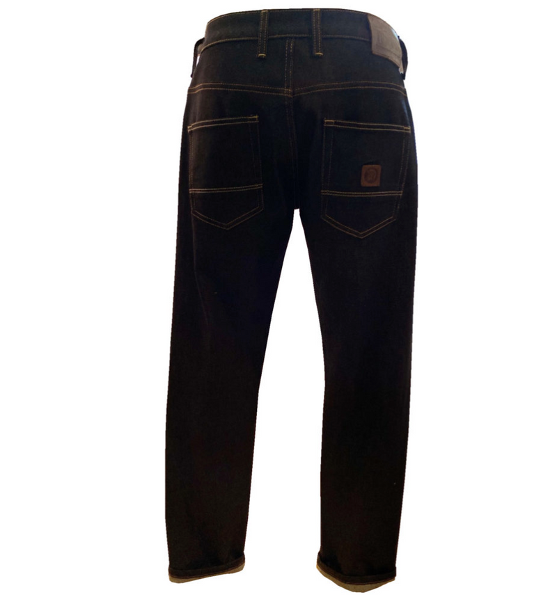 Trojan Zip Fly Stretch Regular Fit Jeans - Raw