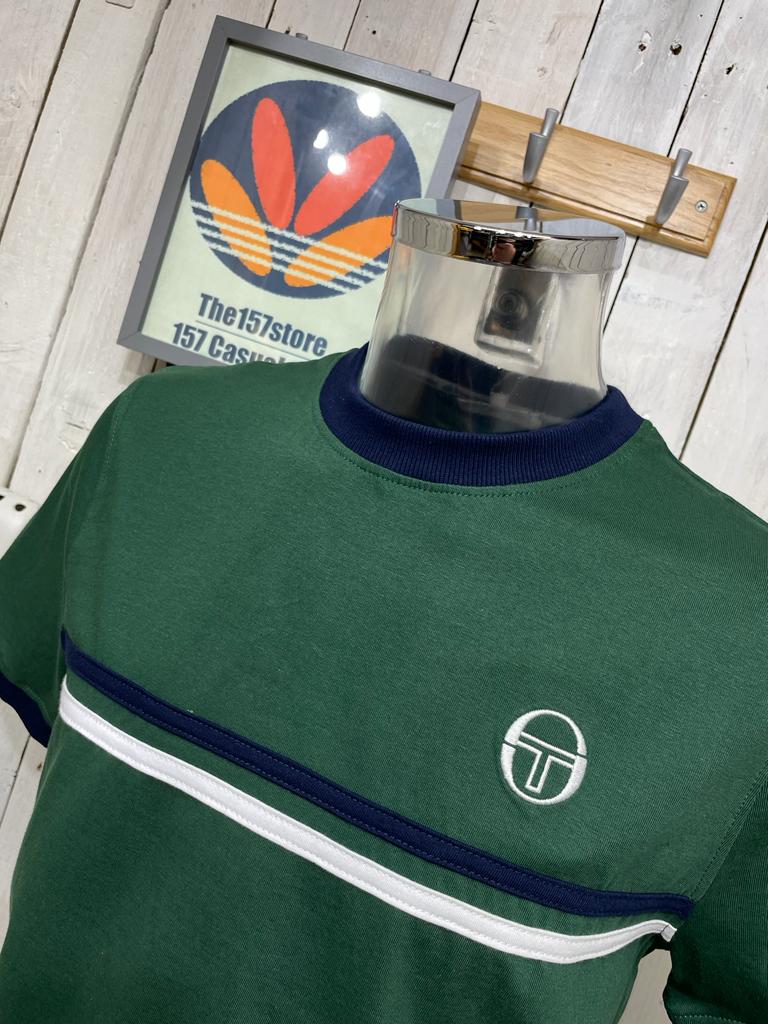 Sergio Tacchini Supermac Tee - Dark Green