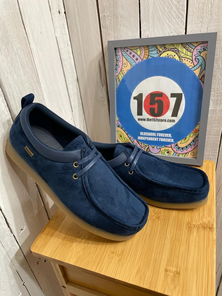 Nicholas Deakins Cushioned Pastie Shoes - Deep Navy - LIMITED STOCKS
