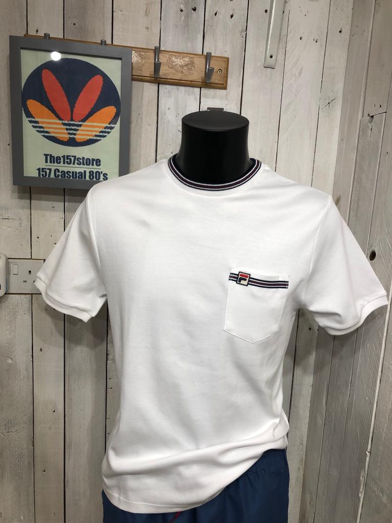 FILA Tonetto Ringer Tee - White