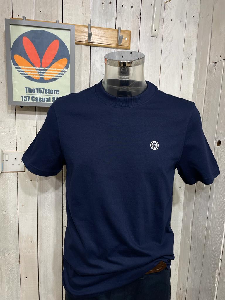Sergio Tacchini Andrea Logo Tee - Maritime Blue