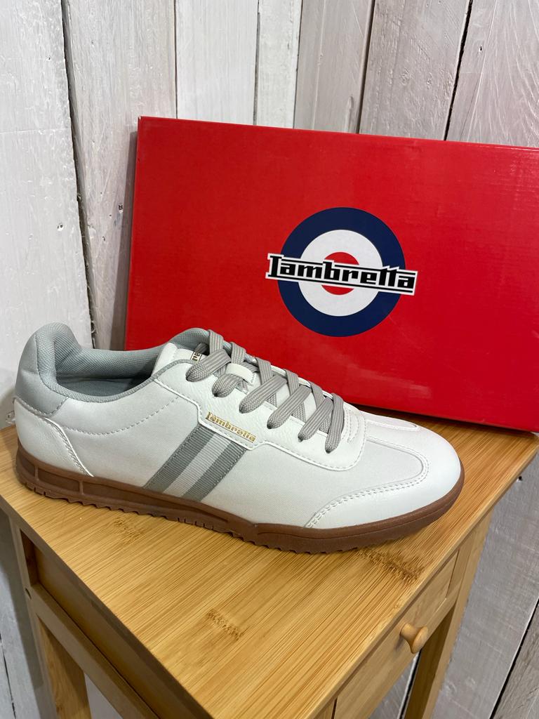 Lambretta Memory Foam Trainers - White