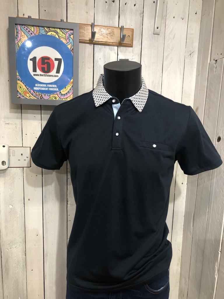 Riverton Detail Polo - Navy